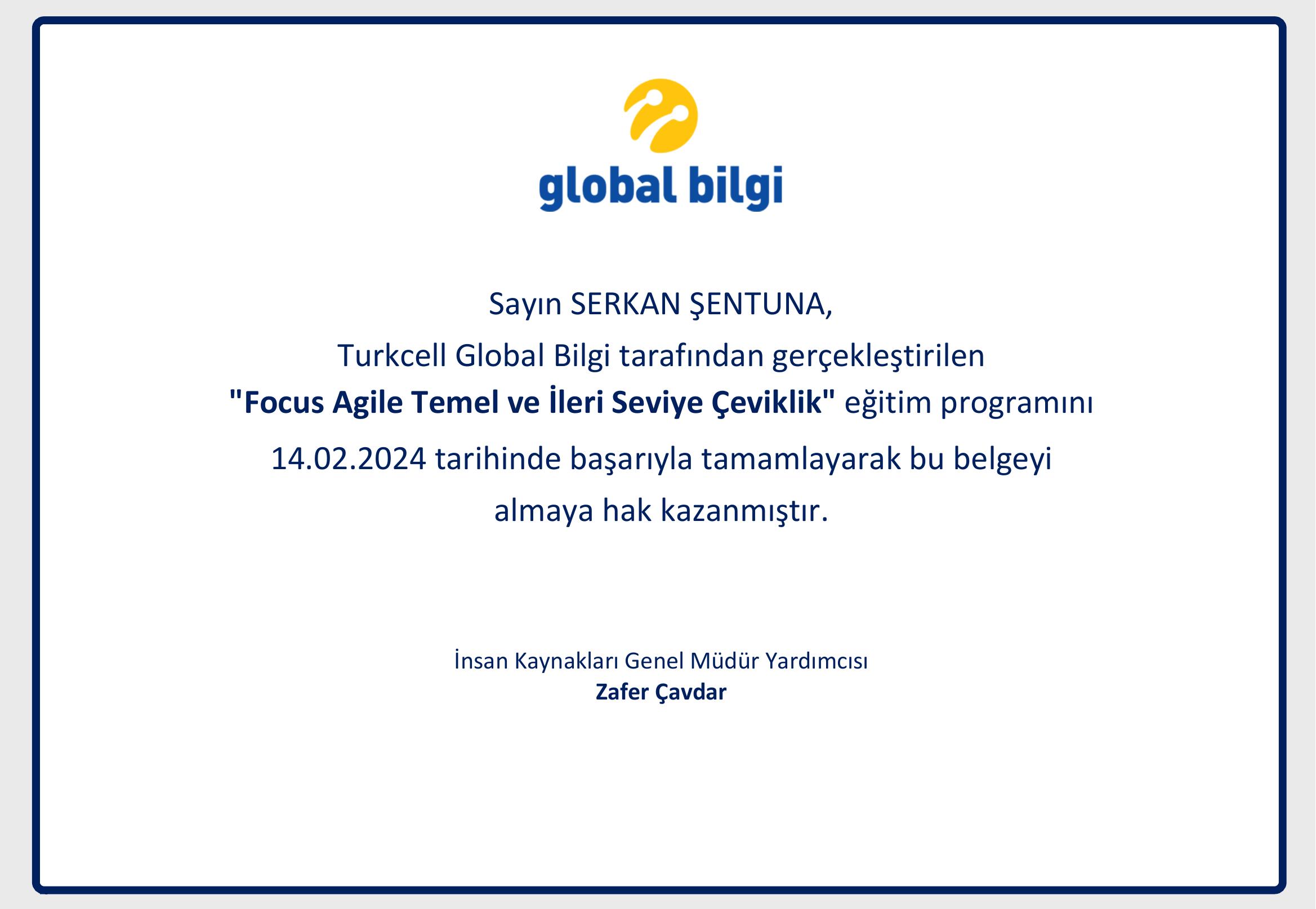 Focus Agile Temel ve İleri Seviye Çeviklik